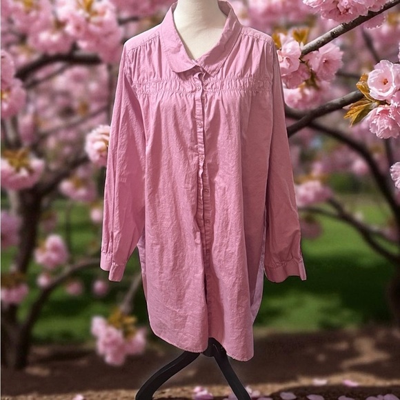 Mainstreet Blues Tops - Pink Women's Blouse